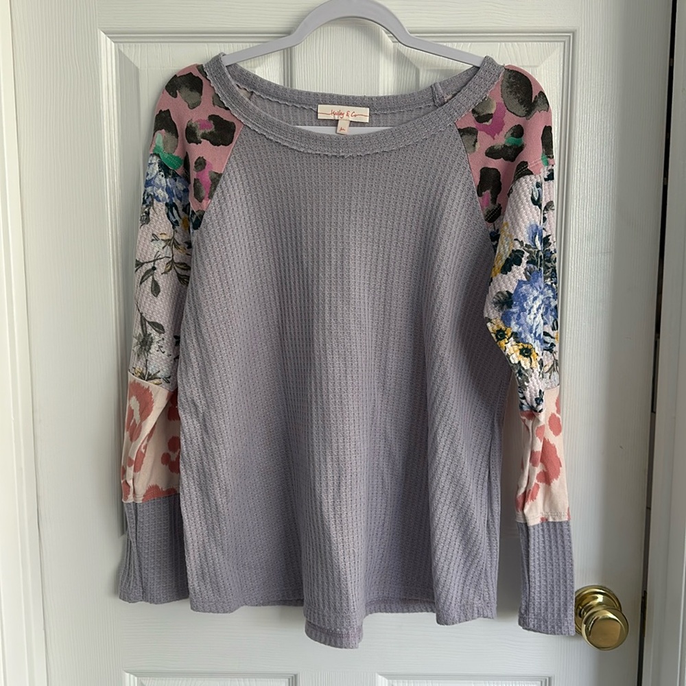 Long sleeve top size M
